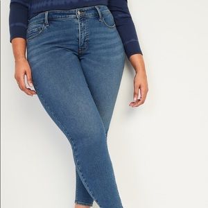 OLD NAVY super skinny plus size stretch denim 20 plus tall length
